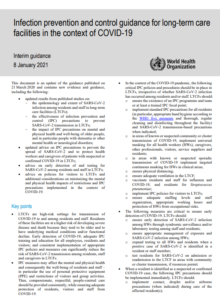 Infection Prevention and Control Guidance for Long-Term Care Facilities in the Context of COVID-19
