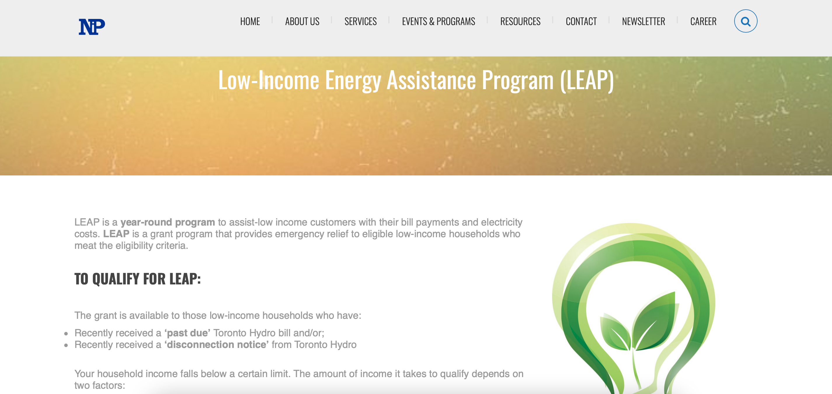 Leap Low Income Energy Assistance Program Wellness Hub 0800