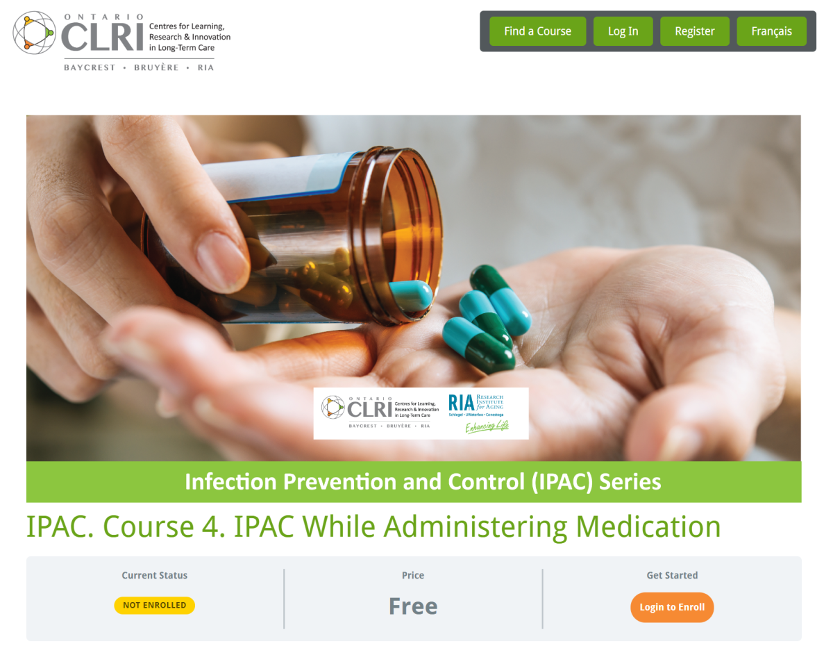 IPAC While Administering Medication