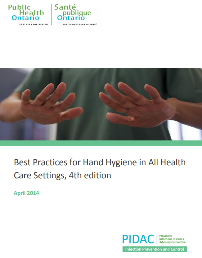 Best Practices for Hand Hygiene in All Health Care Settings, 4th edition