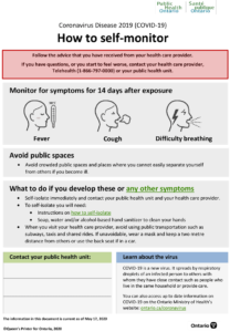 COVID-19: How to Self-Monitor
